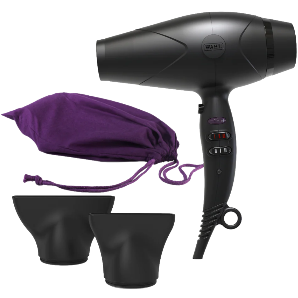 Wahl Professional Magic Clip Cordless Black & Style Collection Hair Dryer Pack
