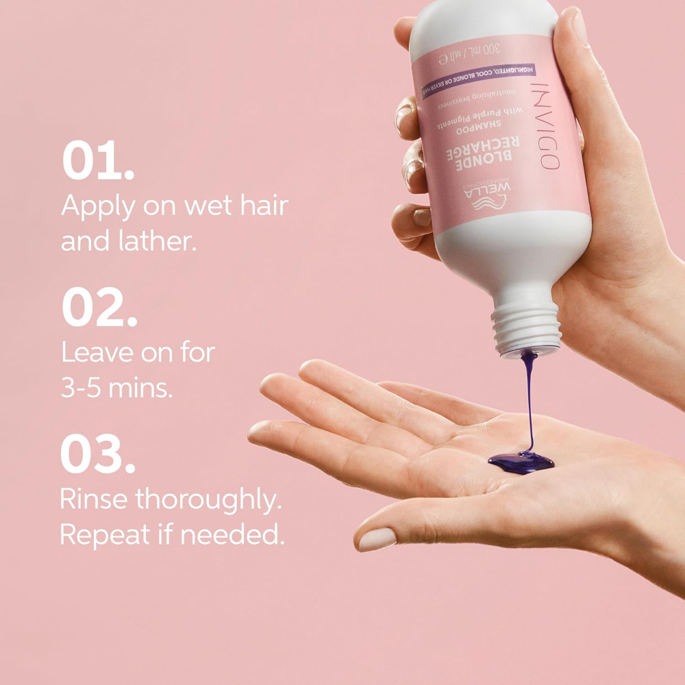 Wella Professionals Invigo Blonde Recharge Shampoo 300ml