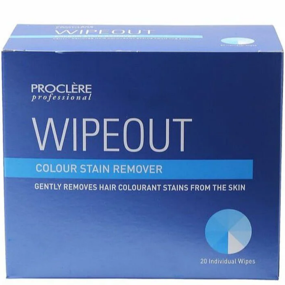 Proclere Wipeout Colour Remover Wipes 20 Pack