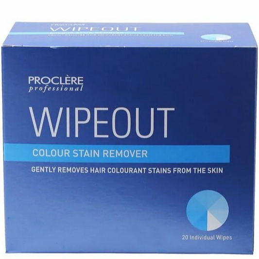 Proclere Wipeout Colour Remover Wipes 20 Pack