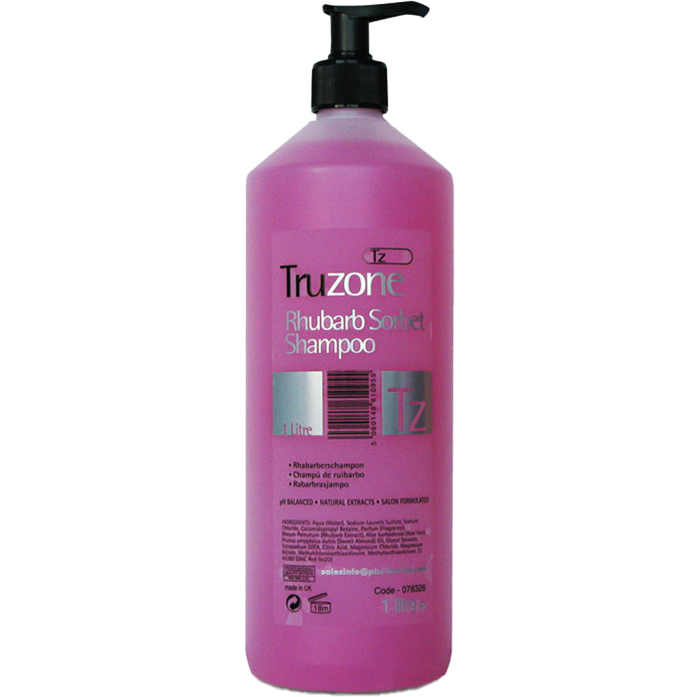 Truzone Rhubarb Sorbet Shampoo With Pump 1000ml