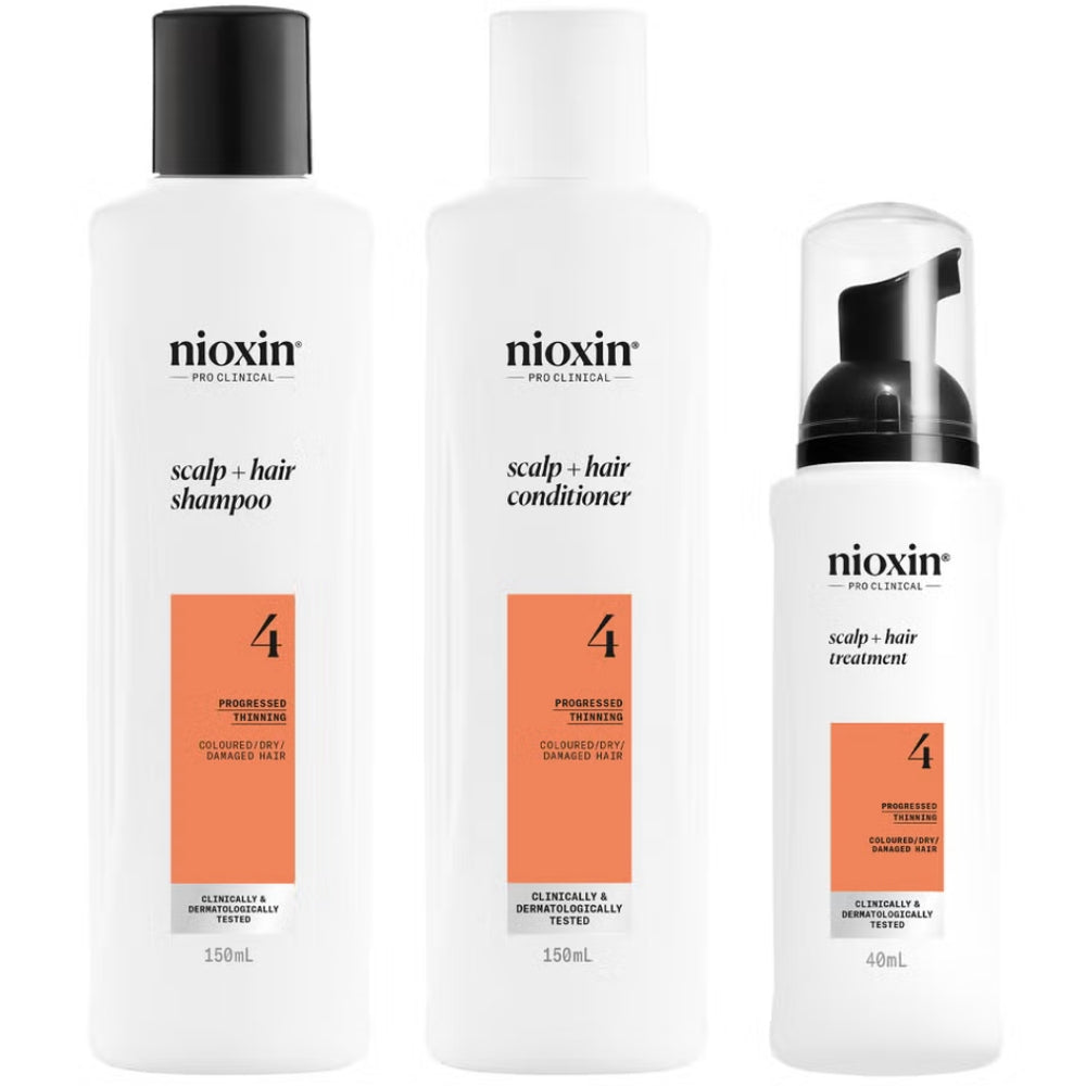 Nioxin System 4 Kit Coloured Hair With Progressed Thinning 300ml