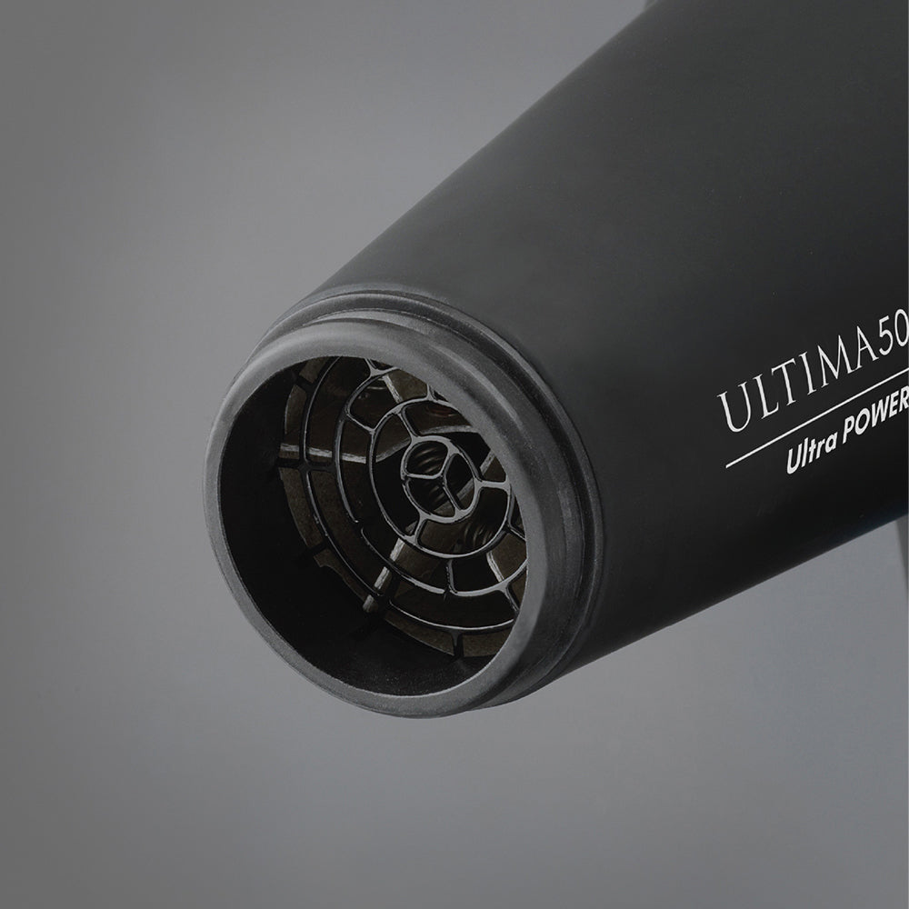Diva Ultima 5000 Pro Hair Dryer Black Rubberised