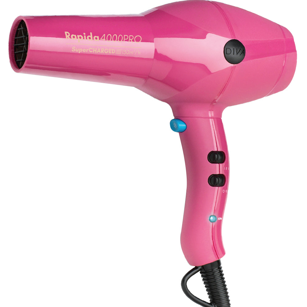 Diva Rapida 4000 Hair Dryer Pro Magenta