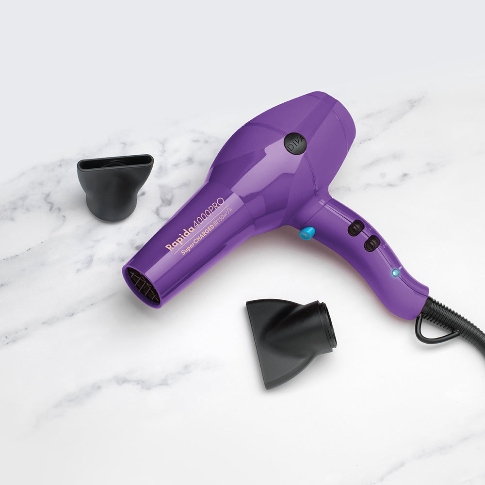 Diva Rapida 4000 Hair Dryer Pro Periwinkle