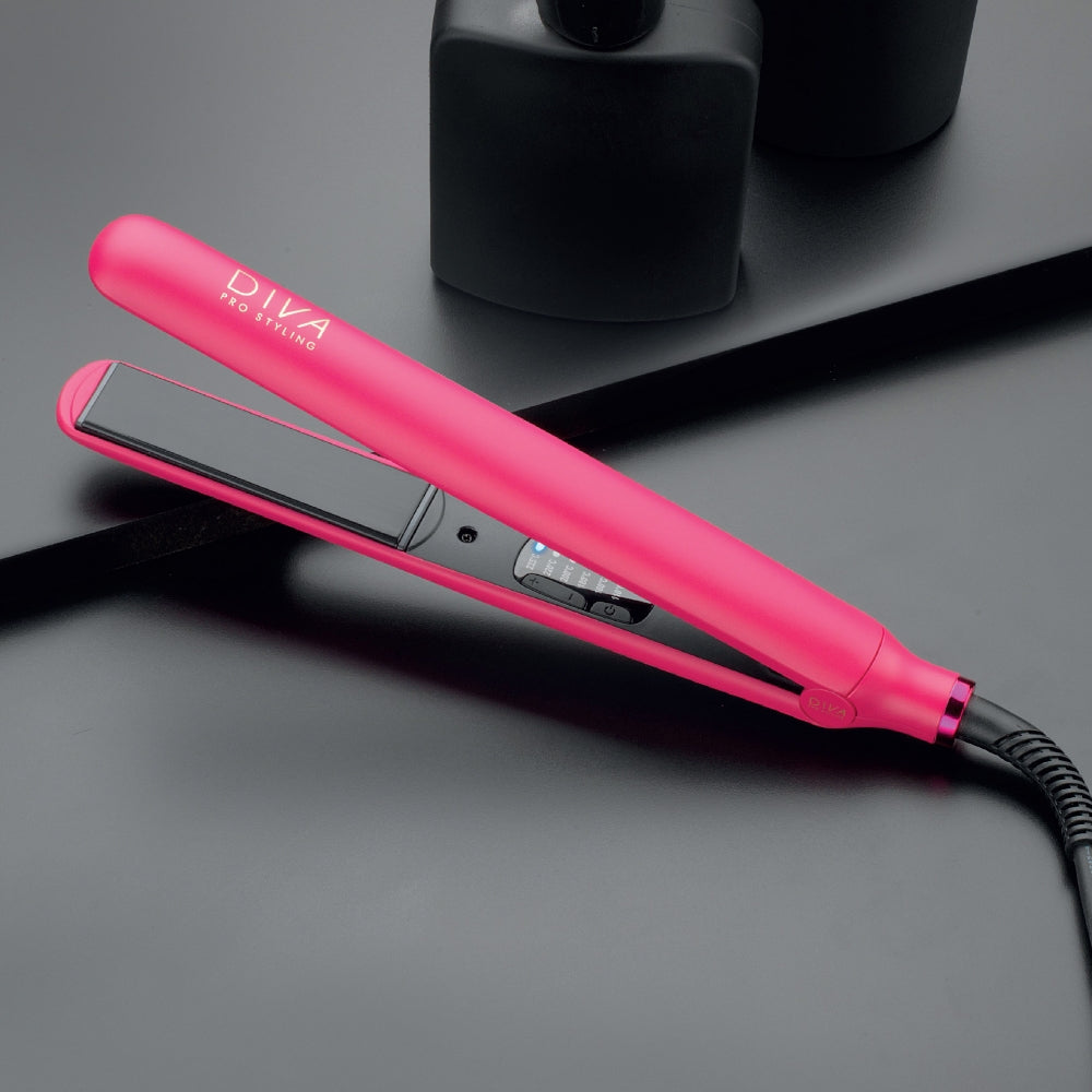 Diva Digital Styler Hair Straightener Magenta