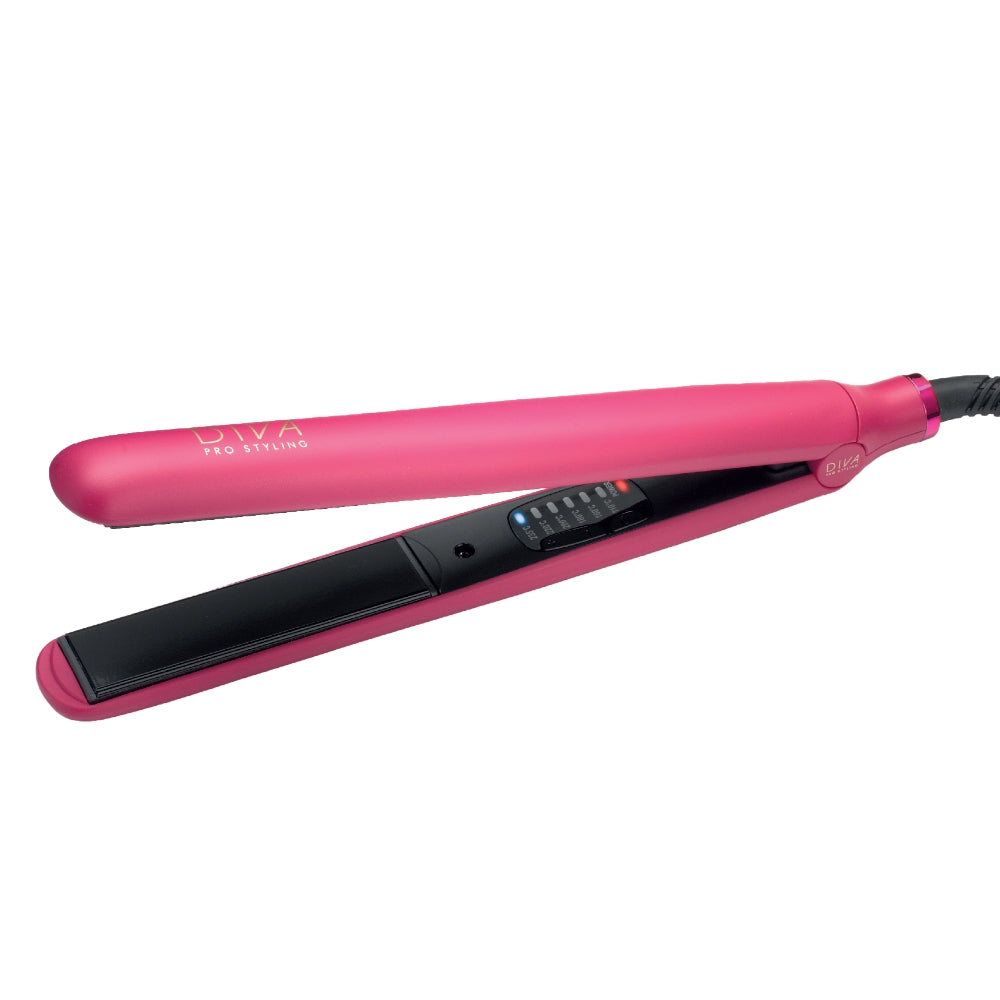 Diva Digital Styler Hair Straightener Magenta