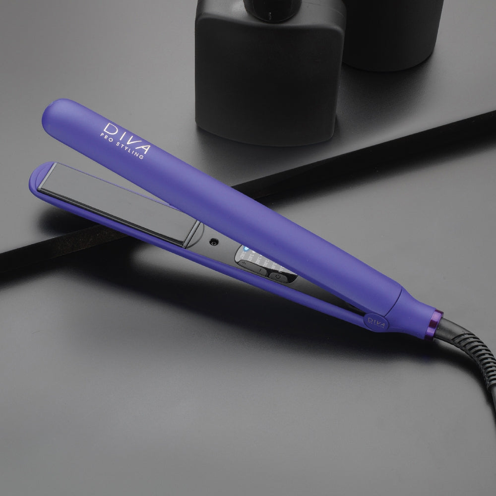 Diva Digital Styler Hair Straightener Periwinkle