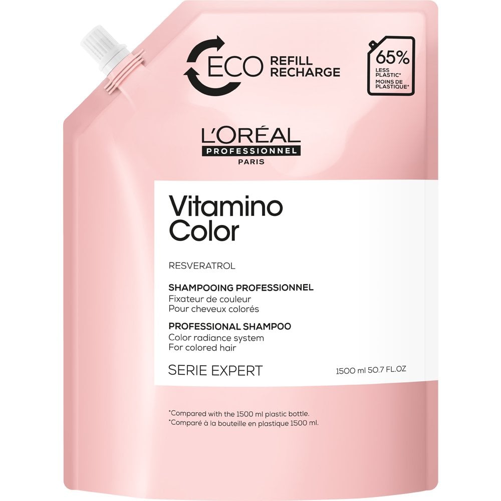 L'Oreal Professionnel Serie Expert Vitamino Colour Shampoo Refill Pouch 1500ml