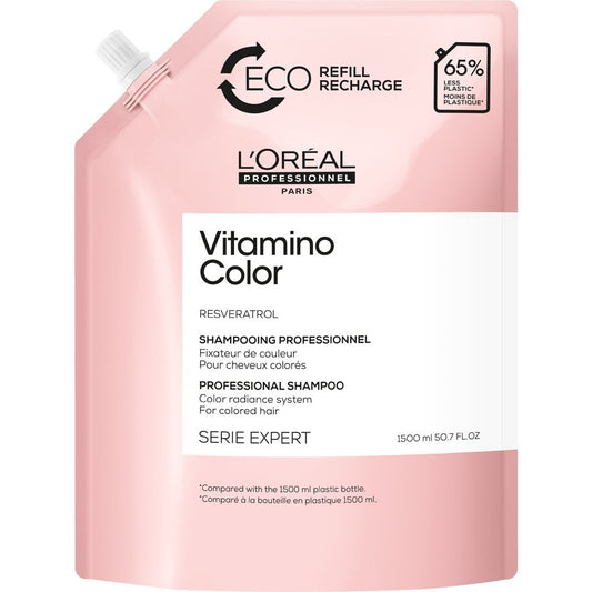 L'Oreal Professionnel Serie Expert Vitamino Colour Shampoo Refill Pouch 1500ml