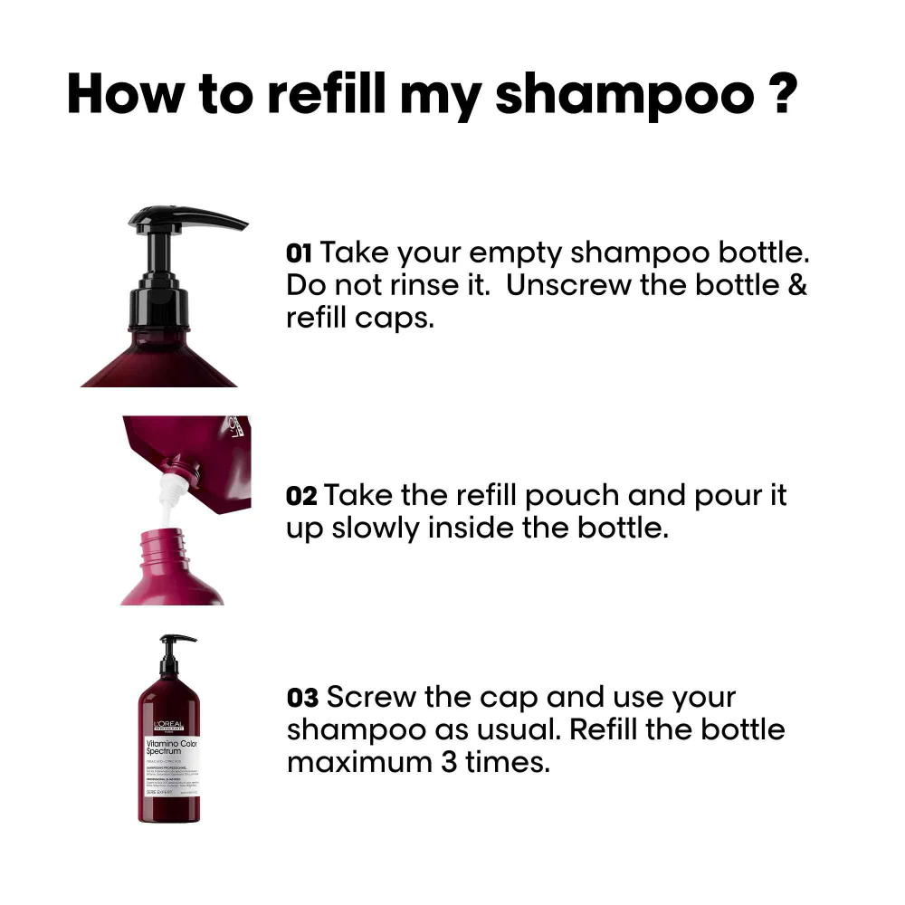 L'Oréal Professionnel Serie Expert Vitamino Colour Spectrum Shampoo Refill 1000ml