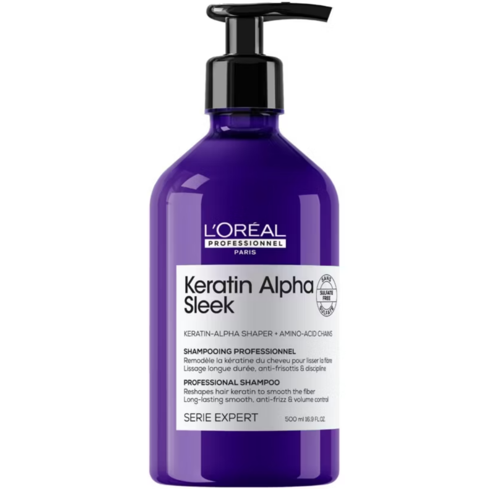 L'Oréal Professionnel Keratin Alpha Sleek Shampoo 500ml
