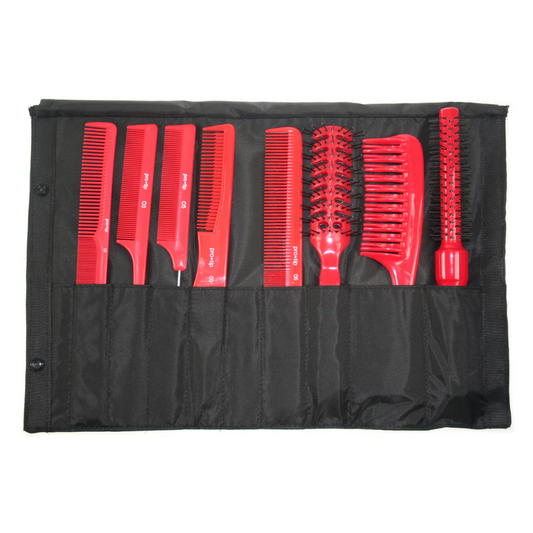 Pro Tip Tool Roll Comb & Brush Collection