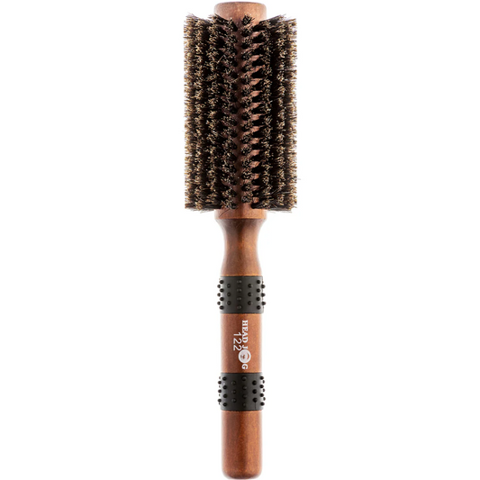 Head Jog Natural Boar Bristle Radial Brush 122 28mm
