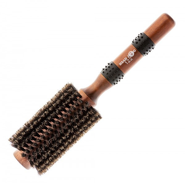 Head Jog Natural Boar Bristle Radial Brush 122 28mm