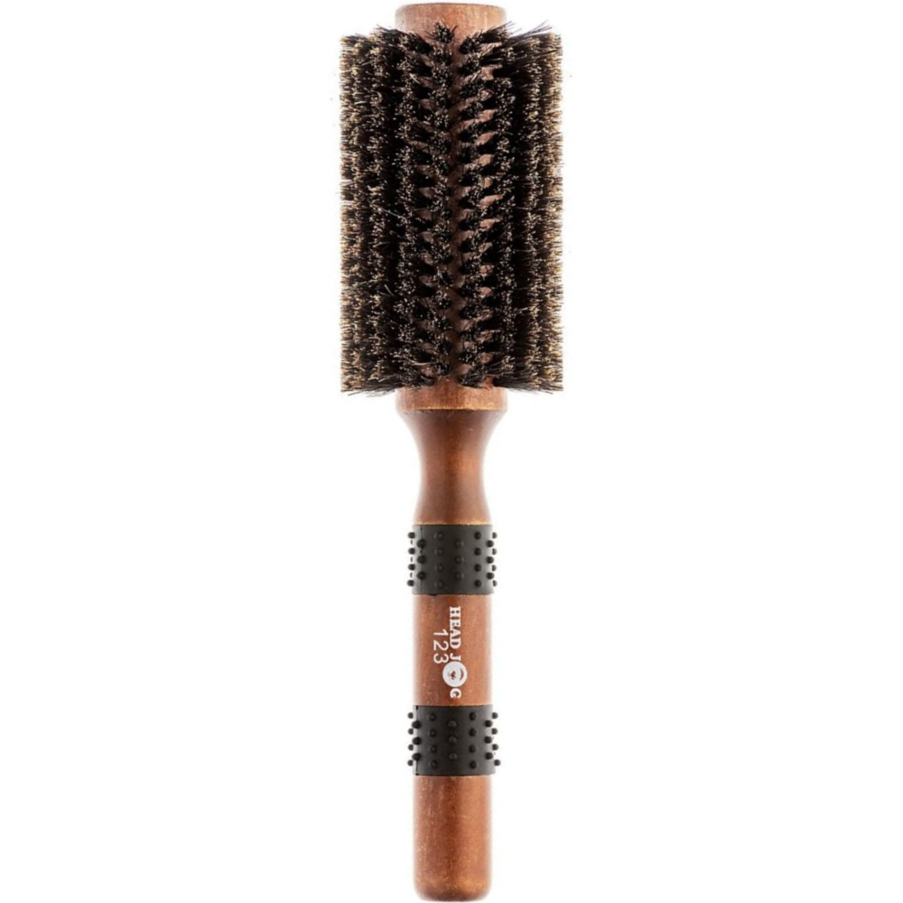 Head Jog Natural Boar Bristle Radial Brush 123 33mm