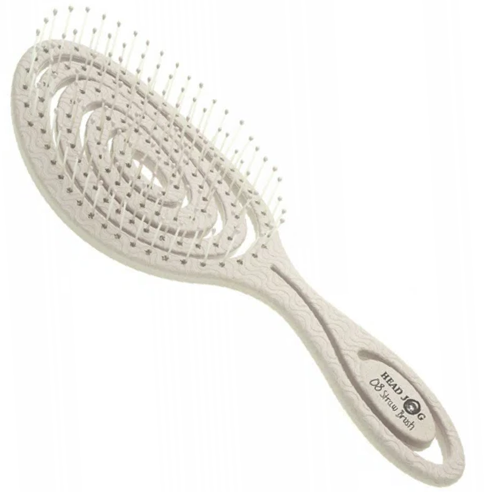 Head Jog Straw Paddle Brush 08 Oatmeal