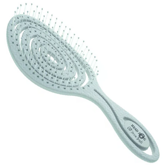 Head Jog Straw Paddle Brush 08 Blueberry