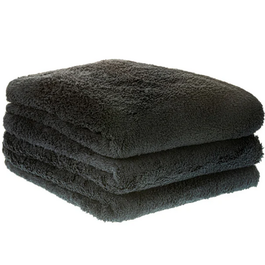 Hair Tools Microfibre Bleach Proof Towels Black 12 Pack