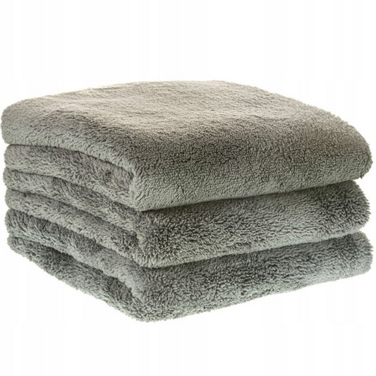 Hair Tools Microfibre Bleach Proof Towels Steel Grey 12 Pack