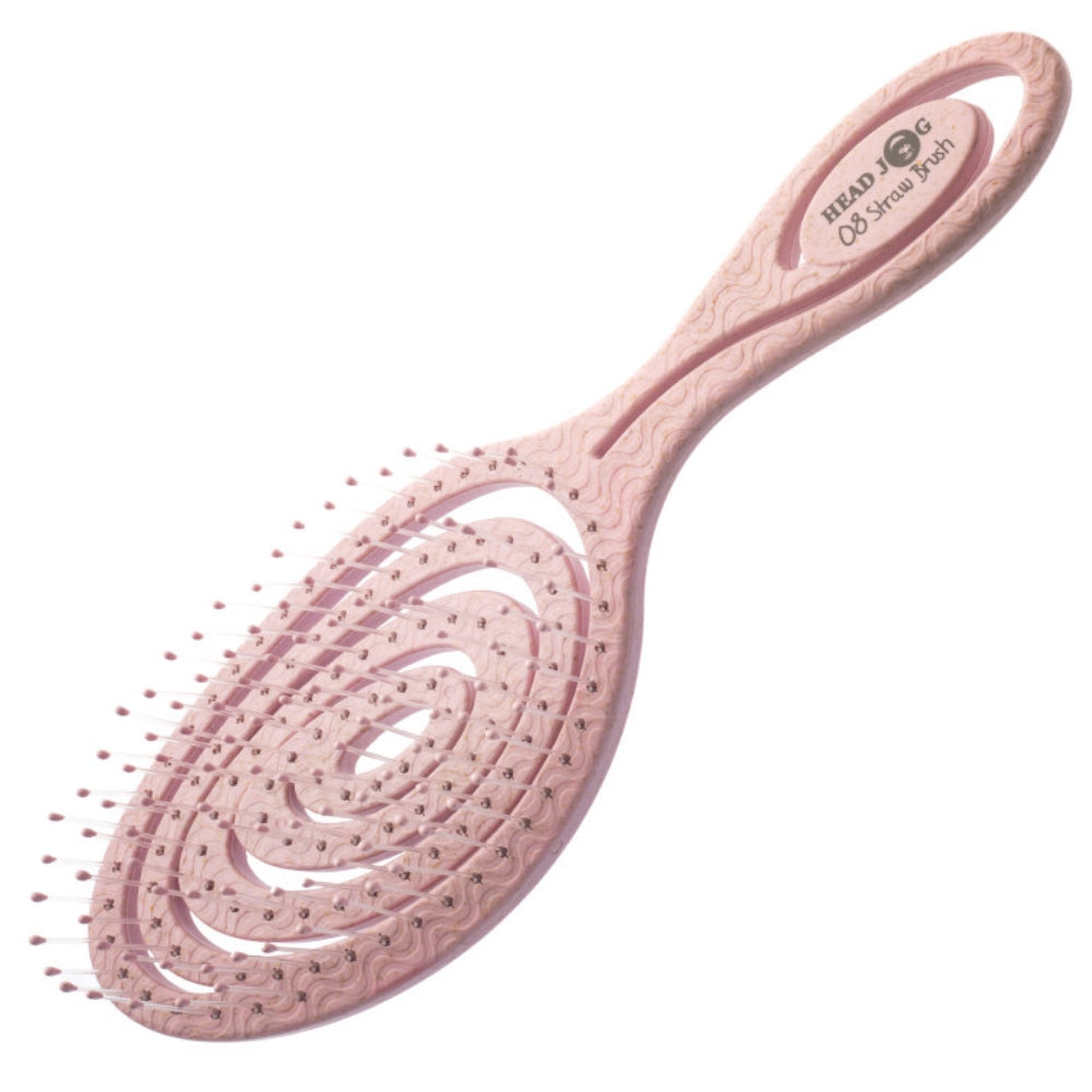 Head Jog Straw Paddle Brush 08 Orchid