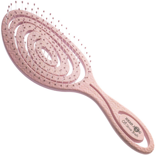 Head Jog Straw Paddle Brush 08 Orchid