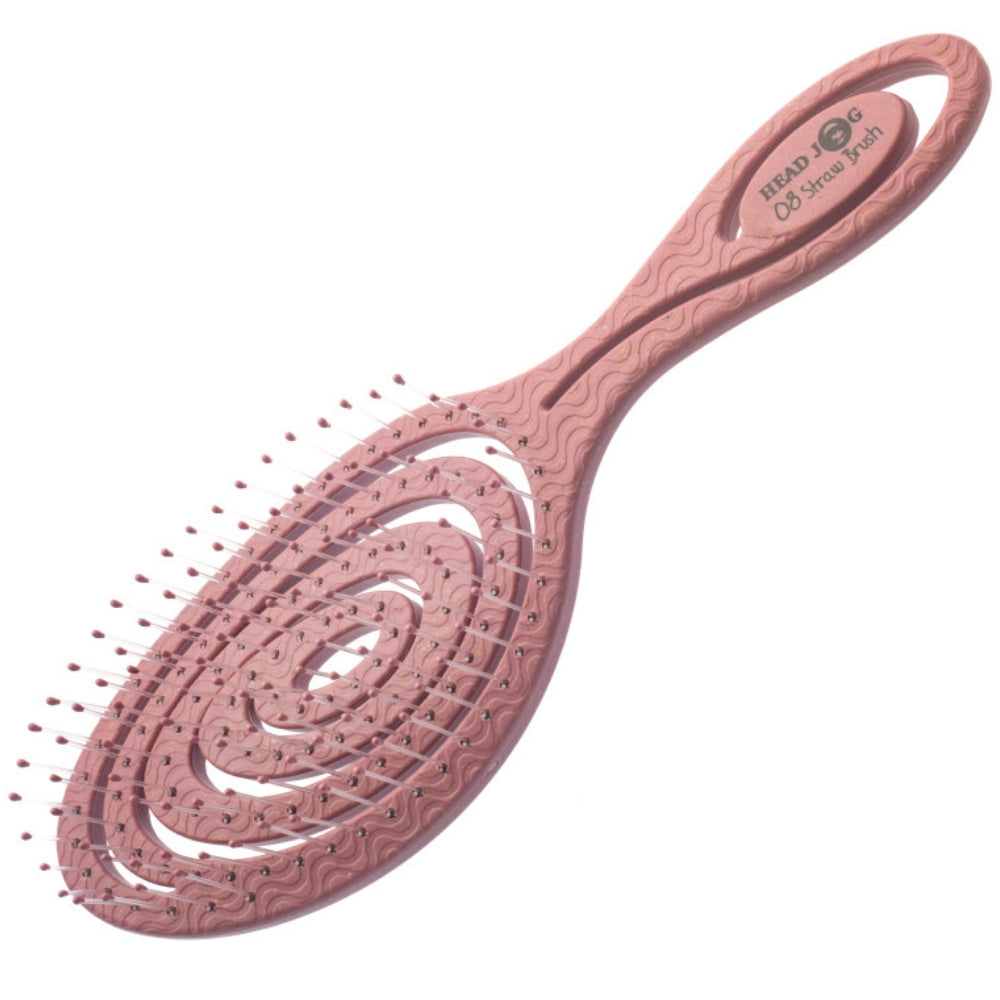 Head Jog Straw Paddle Brush 08 Blossom