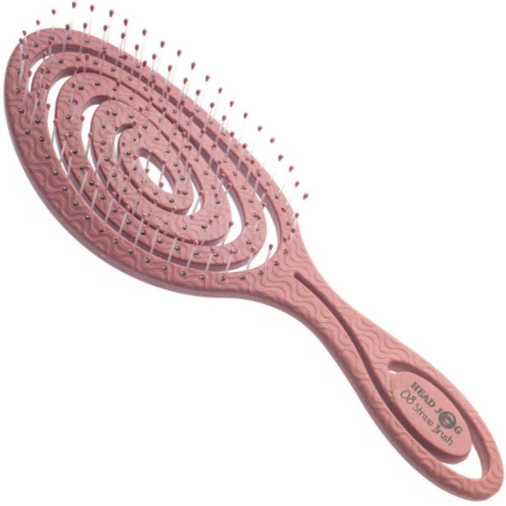 Head Jog Straw Paddle Brush 08 Blossom