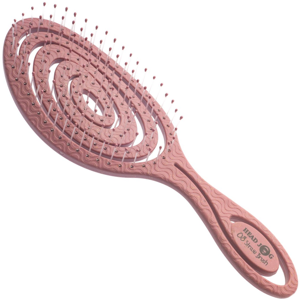 Head Jog Straw Paddle Brush 08 Blossom