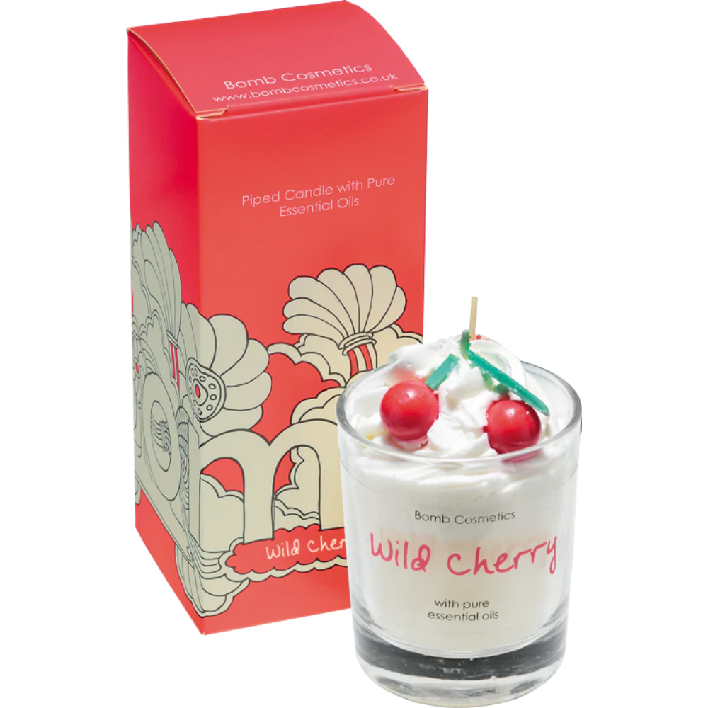 Bomb Cosmetics Wild Cherry Piped Candle