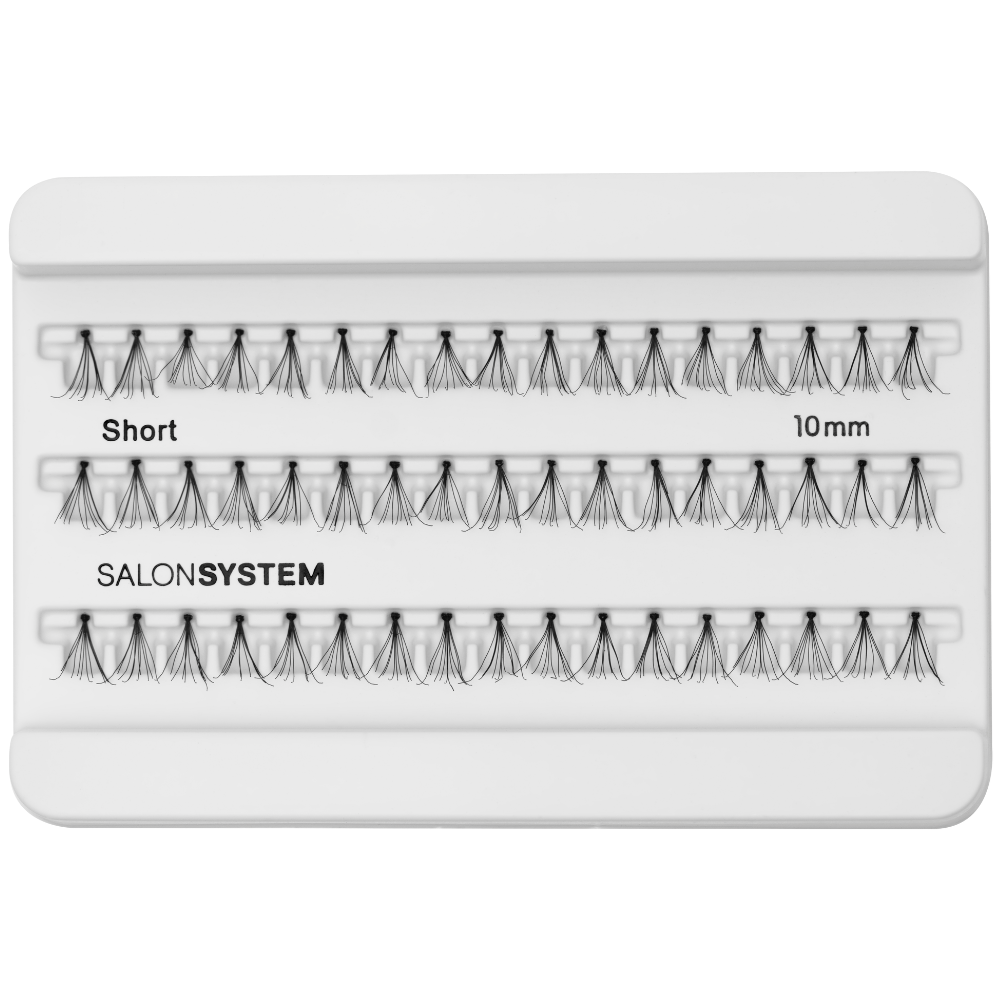 Salon System Naturalash Individual Lashes Black Short