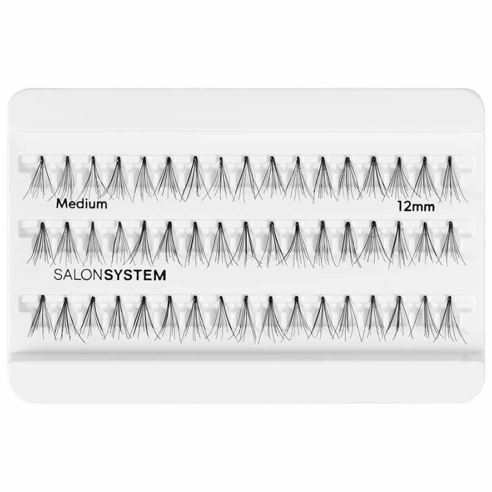 Salon System Naturalash Individual Lashes Black Medium