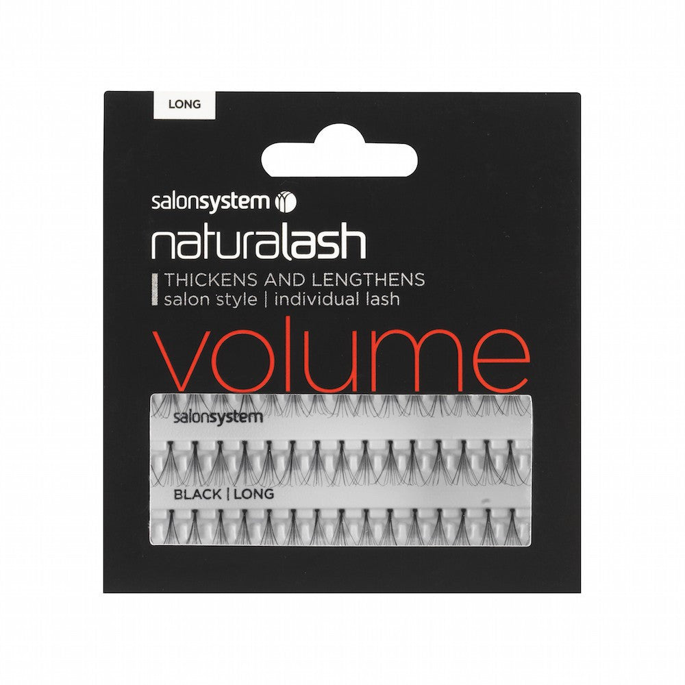 Salon System Naturalash Individual Lashes Black Long