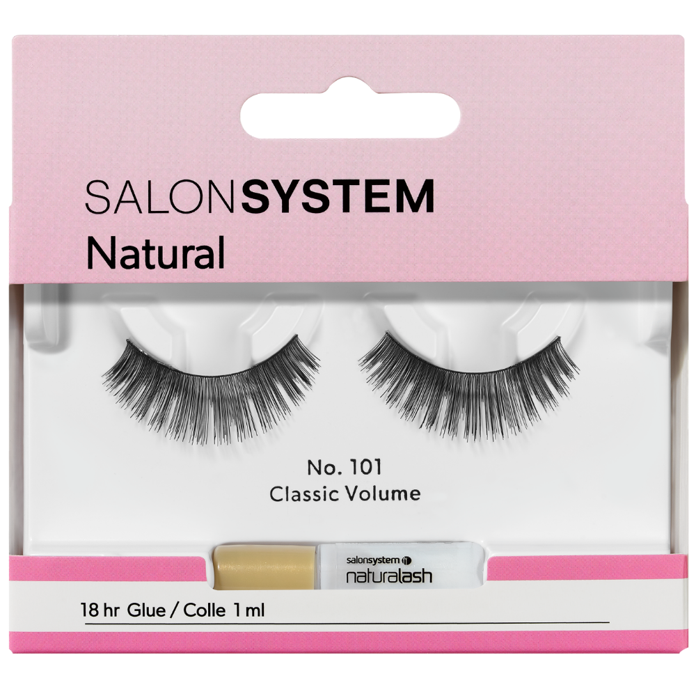 Salon System Naturalash Strip Lashes 101 Black