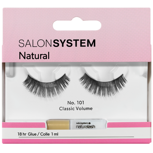 Salon System Naturalash Strip Lashes 101 Black