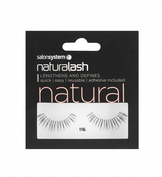 Salon System Naturalash Strip Lashes 116 Black