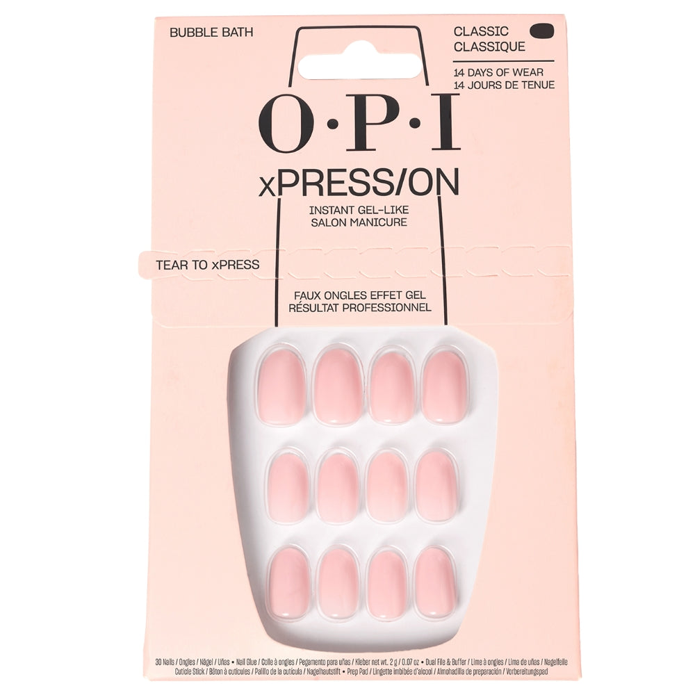 OPI xPress/On Classic Nail Tips Bubble Bath