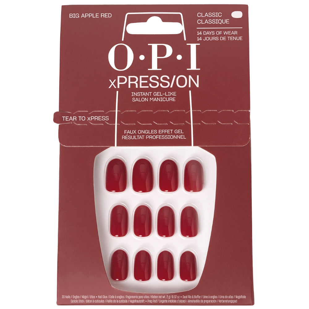 OPI xPress/On Classic Nail Tips Big Apple Red
