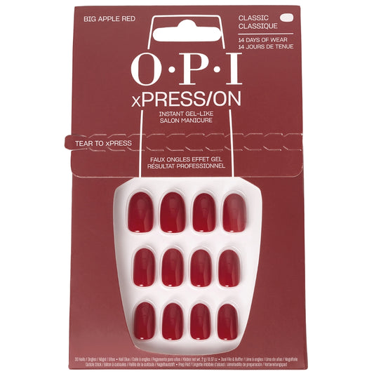 OPI xPress/On Classic Nail Tips Big Apple Red