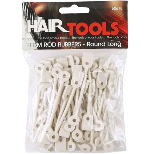 Hair Tools Perm Rod Rubbers Round Long 50 Pack