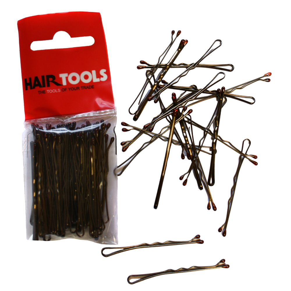 Hair Tools Waved Grips Brown 2 Inch 50 Pack