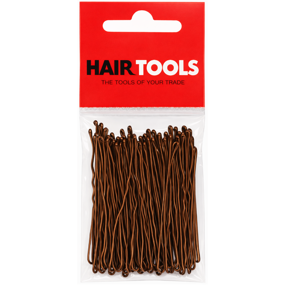 Hair Tools Waved Grips Brown 2 Inch 50 Pack