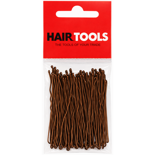 Hair Tools Waved Grips Brown 2 Inch 50 Pack