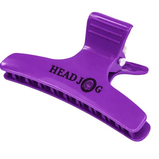 Head Jog Butterfly Clamps Large Purple 12 Pack