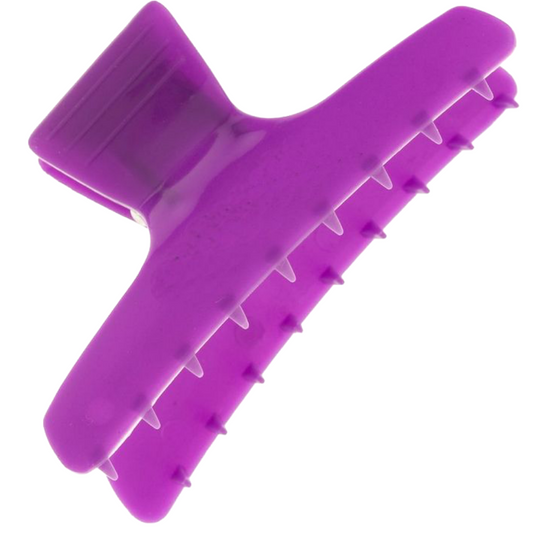 Head Jog Butterfly Clamps Large Purple 12 Pack