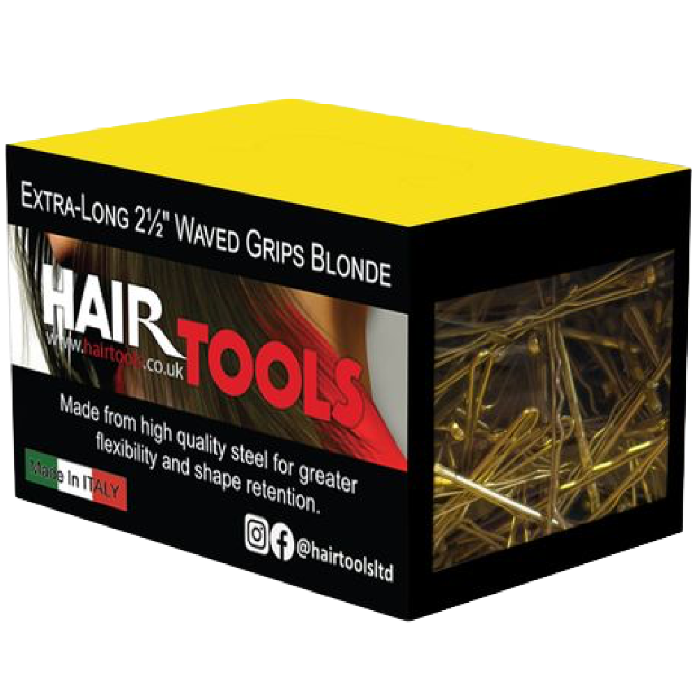 Hair Tools Waved Grips Blonde 2.5 Inch 500 Pack