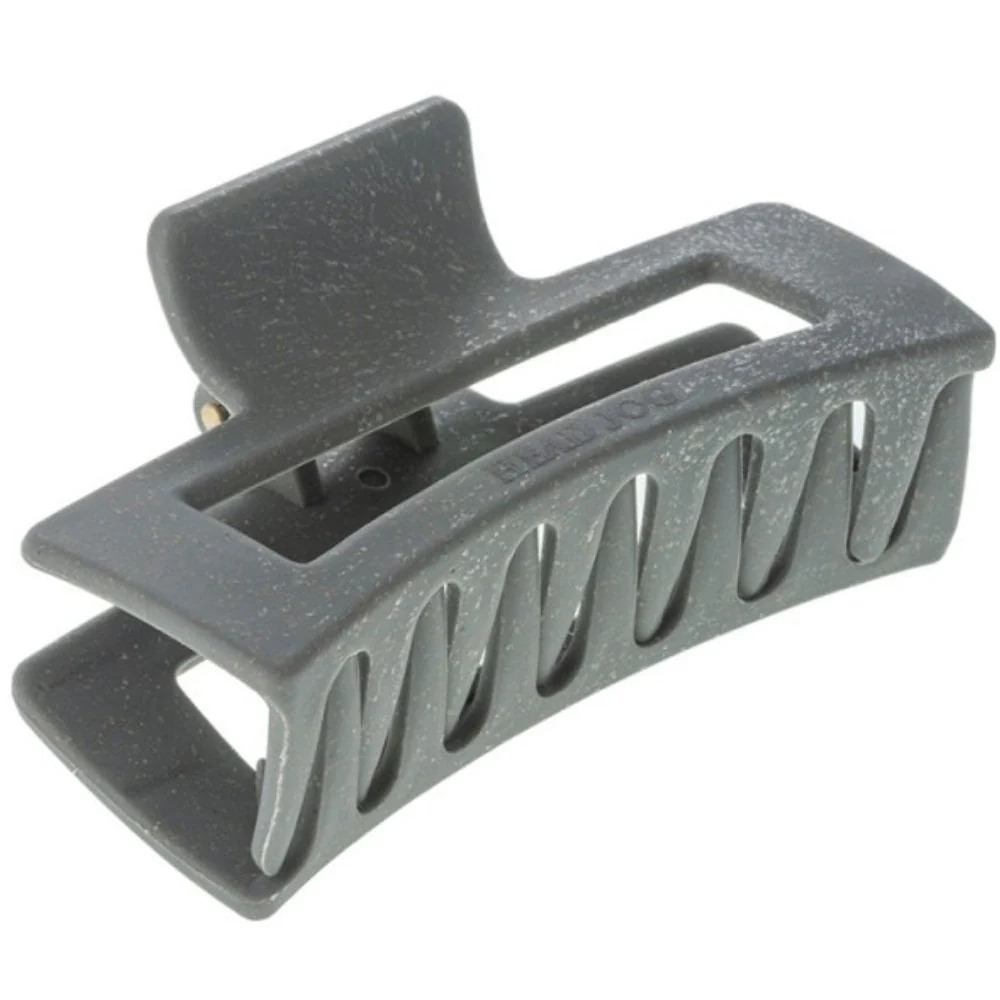 Head Jog Straw Geo Claw Hair Clip Grey
