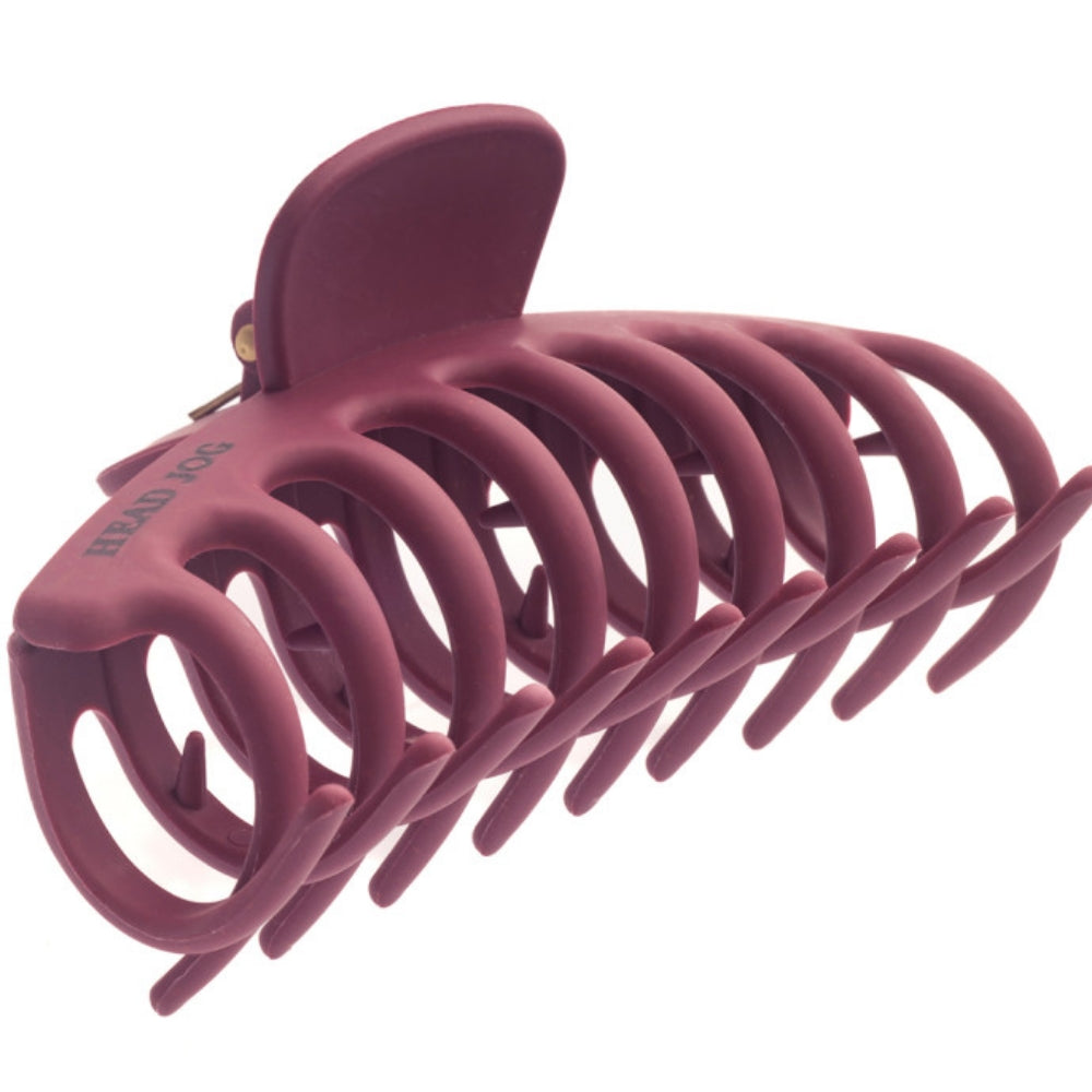 Head Jog Straw Claw Hair Clip Mulberry