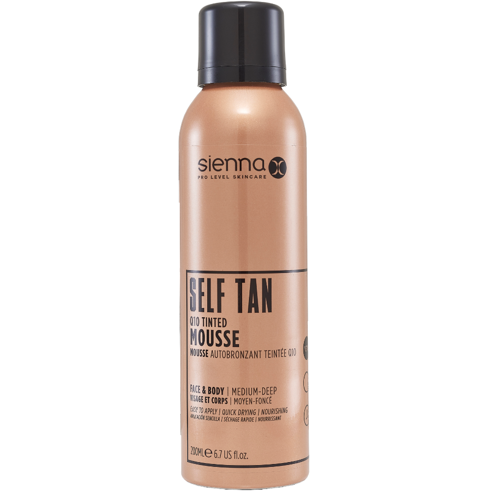 Sienna X Sleep Q10 Tinted Self Tan Mousse 200ml