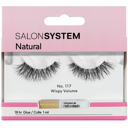 Salon System Naturalash Strip Lashes 117 Black